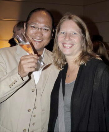 Kathleen Squires mixes it up with Food Network’s Iron Chef America star Masaharu Morimoto.