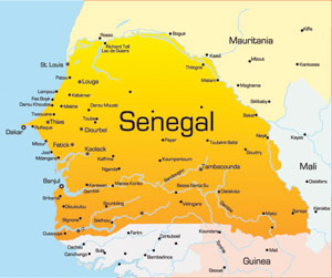 REPUBLIC OF SENEGAL -  Area: 76,000 square miles. Population: 12.3 million. Independence: 1960 from France.