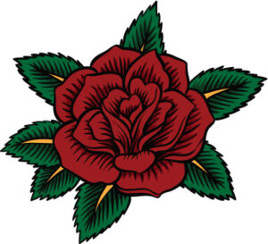 tattoo art of a rose