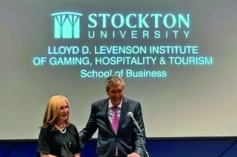Lloyd Levenson at a podium
